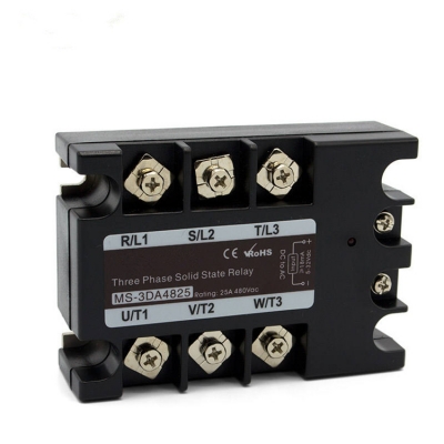 Musktool-MS-3DA4825 3-Phase Solid State Relay SSR Heating Machines 5V Rated Voltage Protective General Purpose Epoxy Protection Feature