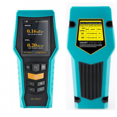 Musktool-BR-smart 126S 126s Air Quality Monitor test items: PM1.0, PM2.5, PM10, TVOC, formaldehyde / TF card storage